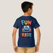 🌈 大きな笑顔のための小さな車輪 🚘 Tシャツ (裏面フル)