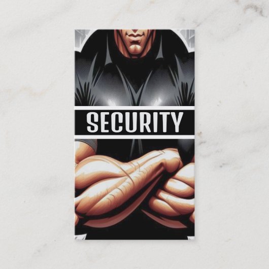 大きな筋肉の安全性 名刺 (正面)