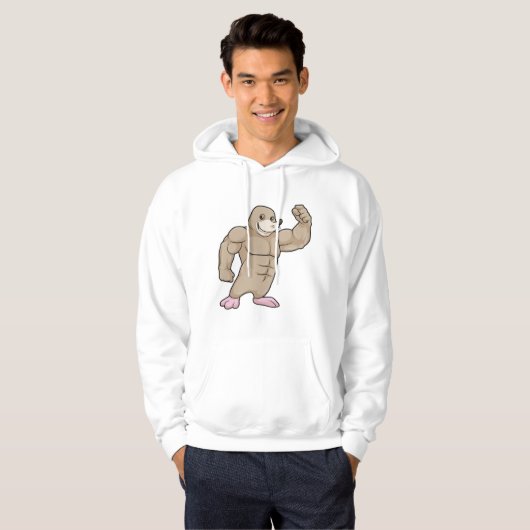 大きな筋肉を持つボディビルダーとしてのモル パーカ (正面フル)