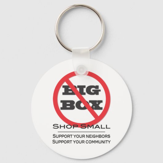 大きな箱の店はない！ キーホルダー (正面)