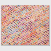 大きな糸を織る布地のテクスチャ ラッピングペーパー (フラット)