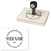 大きな素朴なカスタム ラバースタンプ (押印)