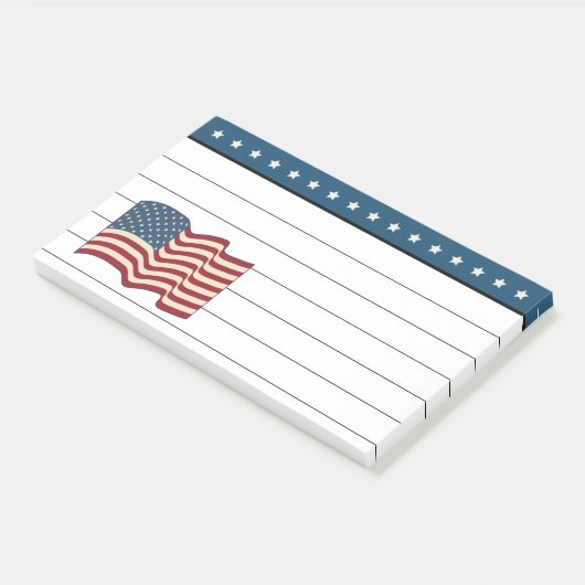 大きな統一された州フラグItノートの投稿 ポストイット (アングル)