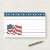 大きな統一された州フラグItノートの投稿 ポストイット (デスク)