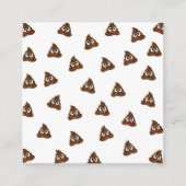 大きな絵文字の山笑いウンチ エンクロージャーカード (正面)