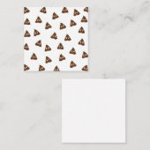 大きな絵文字の山笑いウンチ エンクロージャーカード (正面/裏面)