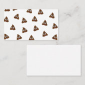 大きな絵文字の山笑いウンチ 名刺 (正面/裏面)