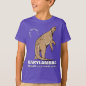大きな絶滅名(#2): Barylanbda Tシャツ (正面)