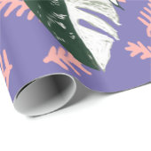 大きな緑の葉 ラッピングペーパー (ロールコーナー)