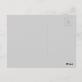 大きな緑離れと水はがき ポストカード (裏面)