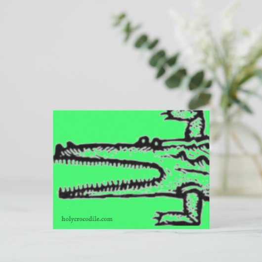 大きな緑 ポストカード (スタンド正面)