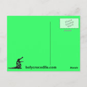 大きな緑 ポストカード (裏面)