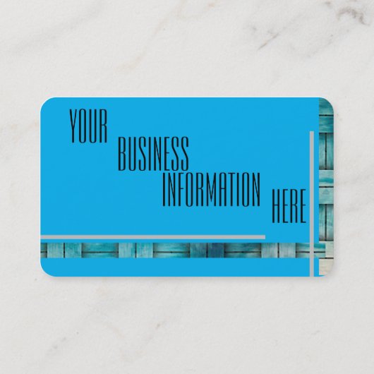 大きな織りかごの織り方(ターコイズ/グレー) 名刺 (裏面)