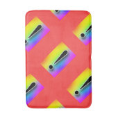 大きな繰り返し感嘆符 バスマット (正面縦)