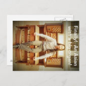 大きな臓器を持つアジア人 ポストカード (正面/裏面)