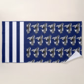 大きな船頭ビーチタオル ビーチタオル (正面)