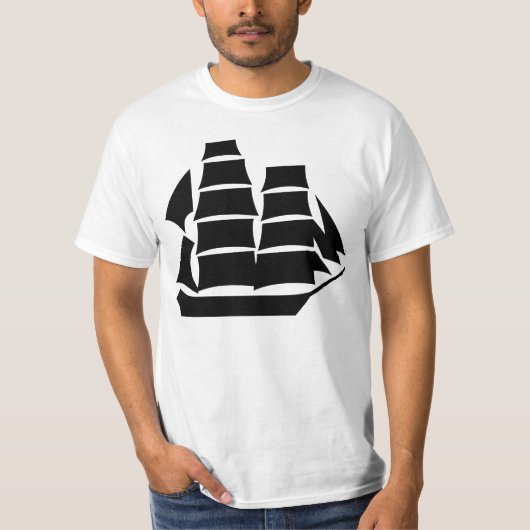 大きな船 Tシャツ (正面)