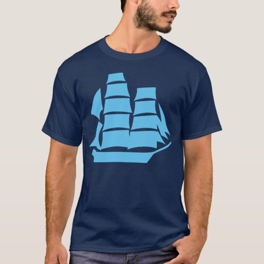 大きな船Tシャツ Tシャツ (正面)