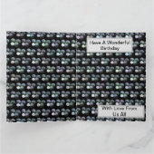 大きな芝鉢、誕生日カード、 カード (内部)