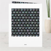 大きな芝鉢、誕生日カード、 カード (裏面)