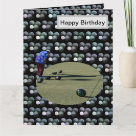 大きな芝鉢、誕生日カード、 カード