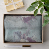 大きな花の背景（青） 薄葉紙 (ギフト)