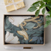 大きな花ウィリアムモリスインスパイアティッシュペーパー 薄葉紙 (ギフト)