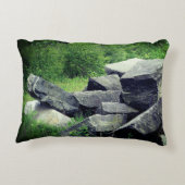 大きな花崗岩の岩の自然 アクセントクッション (裏面)