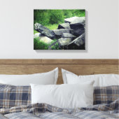 大きな花崗岩の岩の自然 キャンバスプリント (インサイチュ (寝室))