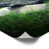 大きな花崗岩の岩の自然 ポスター (角)