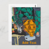 大きな花瓶 ポストカード (正面/裏面)