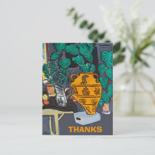 大きな花瓶 ポストカード (スタンド正面)