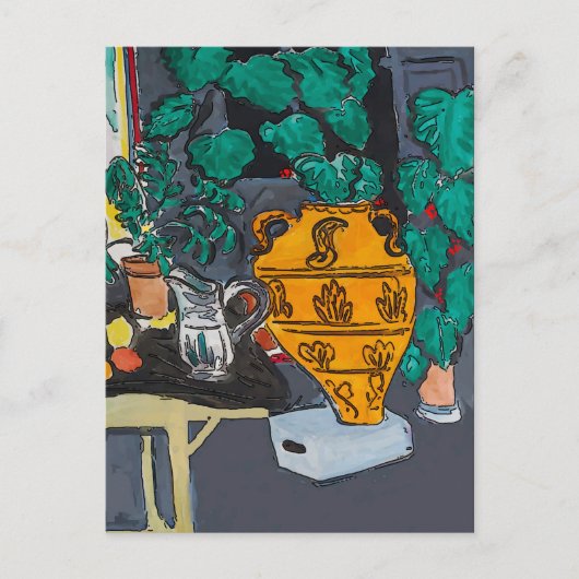 大きな花瓶 ポストカード (正面)