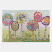 大きな花 ラッピングペーパーシート (正面2)