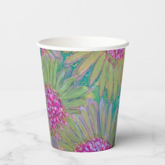 大きな花 紙コップ (裏面)