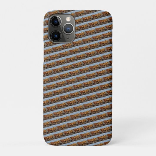大きな茶色の高地の牛 Case-Mate iPhoneケース (裏)