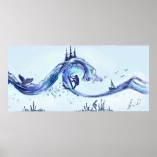 大きな落書きポスター ポスター