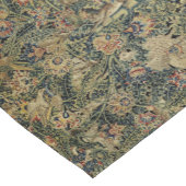 大きな葉の緑青と動物のルネッサンスのタペストリー ショートテーブルランナー (コーナー)