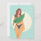 大きな葉を持つ美人 シーズンカード (正面)