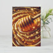 大きな蜂蜜の渦 | Psalm 19:9-11 KJVカード 案内状 (スタンド正面)