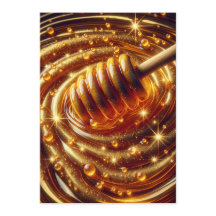 大きな蜂蜜の渦 | Psalm 19:9-11 KJVカード