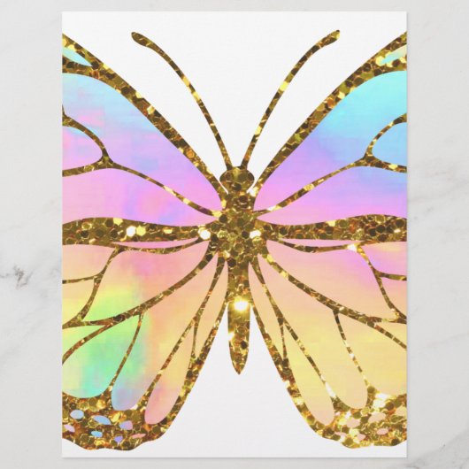 大きな蝶のロゴ チラシ (裏面)