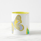 大きな蝶 マグカップ (中央)