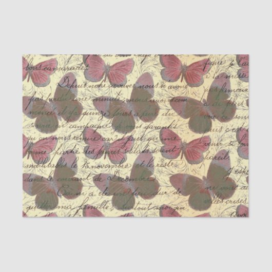 大きな蝶 薄葉紙 (正面)