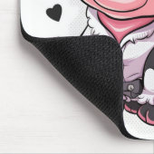 大きな表情の目を持つ可愛い漫画のような牛 マウスパッド (コーナー)