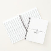 大きな表示仕訳帳 ノートブック (内部)