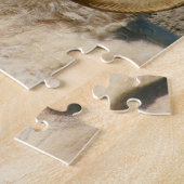 大きな角の羊が笑う ジグソーパズル (側面)