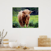 大きな角の美しい自然 ポスター (キッチン)