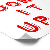 大きな言葉のポスターを探して人生を無駄におもしろいする ポスター (角)