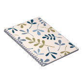 大きな詰め合わ離れれたブルーズ金ゴールドクリーム ノートブック (右側)